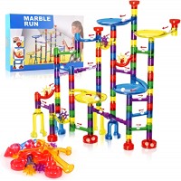 BeebeeRun 122Pcs Marble Run Building Blocks Toy